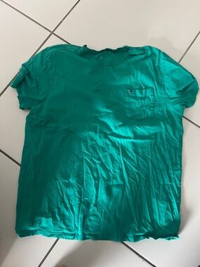 Tommy Hilfiger Men's Teal Green Pocket Tee